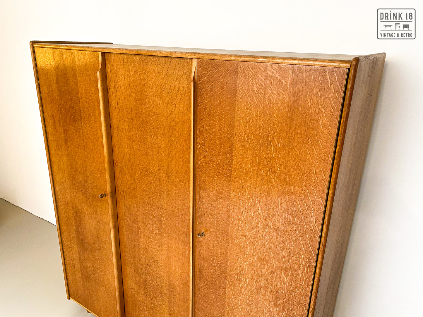 Vintage Kleerkast Eikenserie - Pastoe