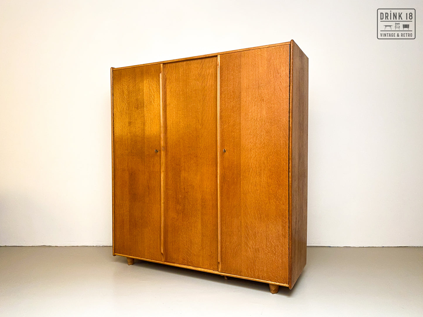 Vintage Kleerkast Eikenserie - Pastoe