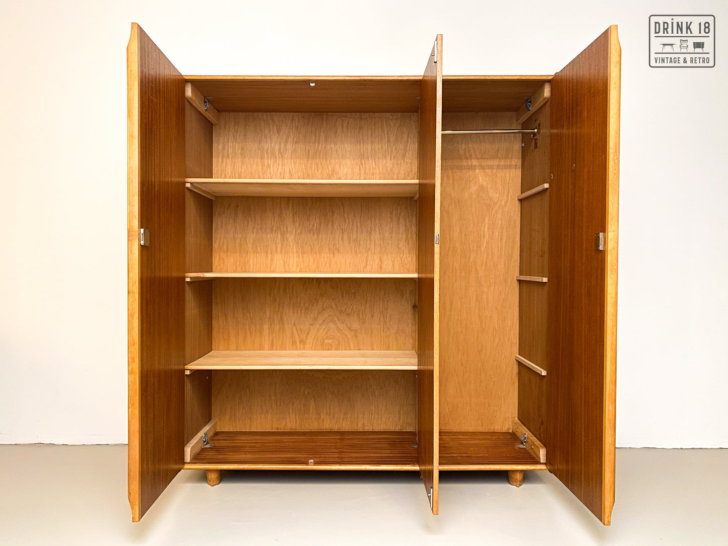 Vintage Kleerkast Eikenserie - Pastoe