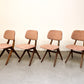 Vier Schaar-serie stoelen - Louis van Teeffelen