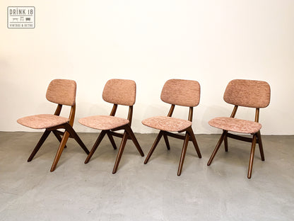 Vier Schaar-serie stoelen - Louis van Teeffelen