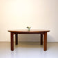 Vintage - Verlengbare ovale eettafel XXXL