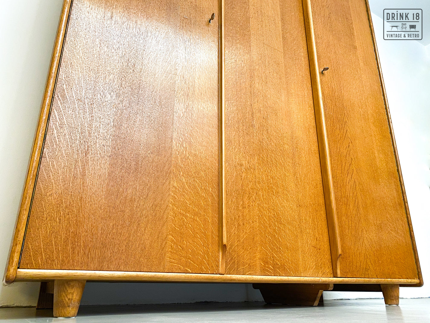 Vintage Kleerkast Eikenserie - Pastoe
