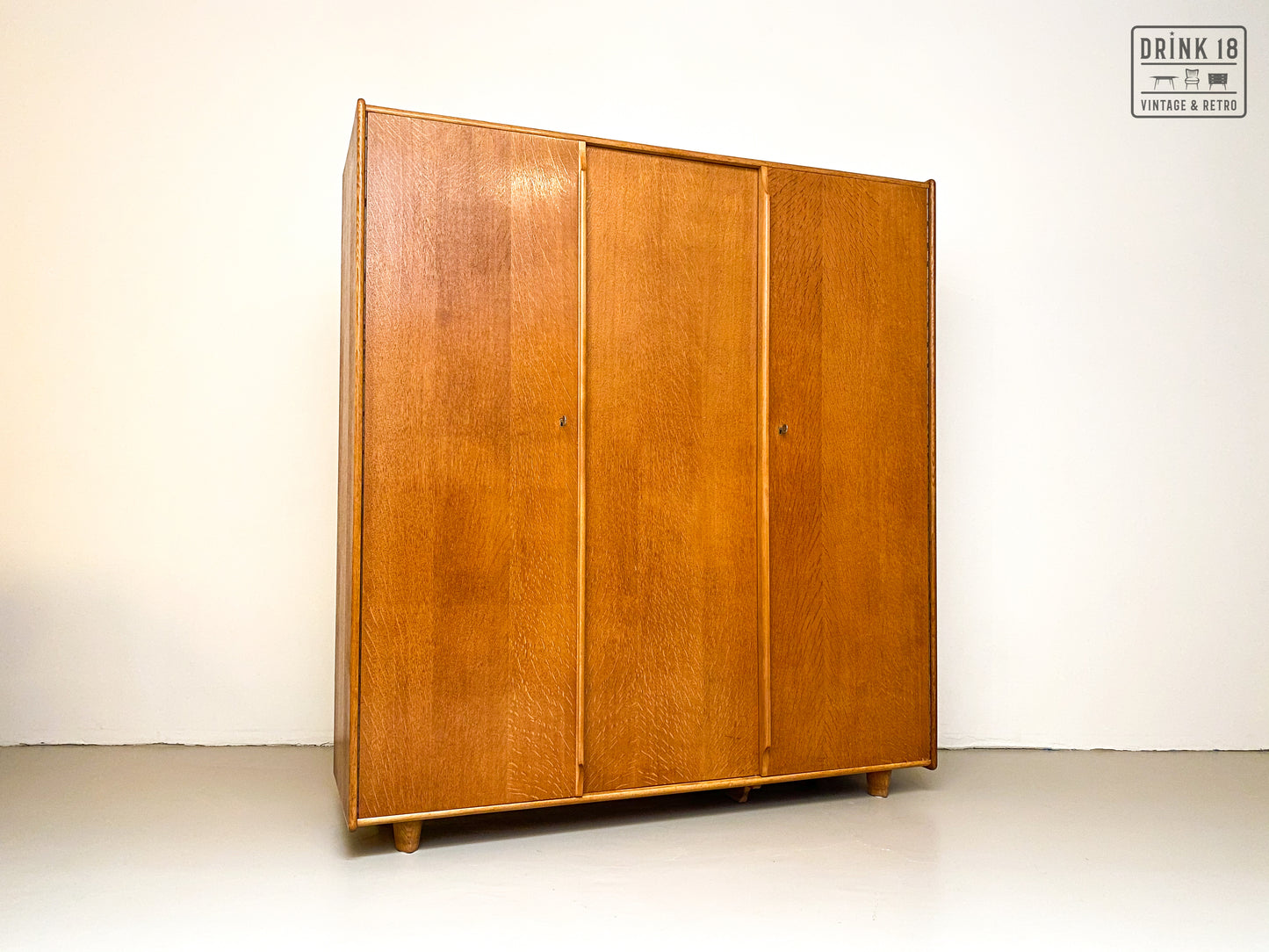 Vintage Kleerkast Eikenserie - Pastoe
