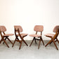 Vier Schaar-serie stoelen - Louis van Teeffelen