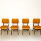 Vier vintage eetkamerstoelen (Sun) - Louis van Teeffelen
