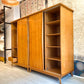 Vintage Deens design - Kleerkast met schuifdeuren