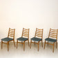 Vintage - Zes eetkamerstoelen