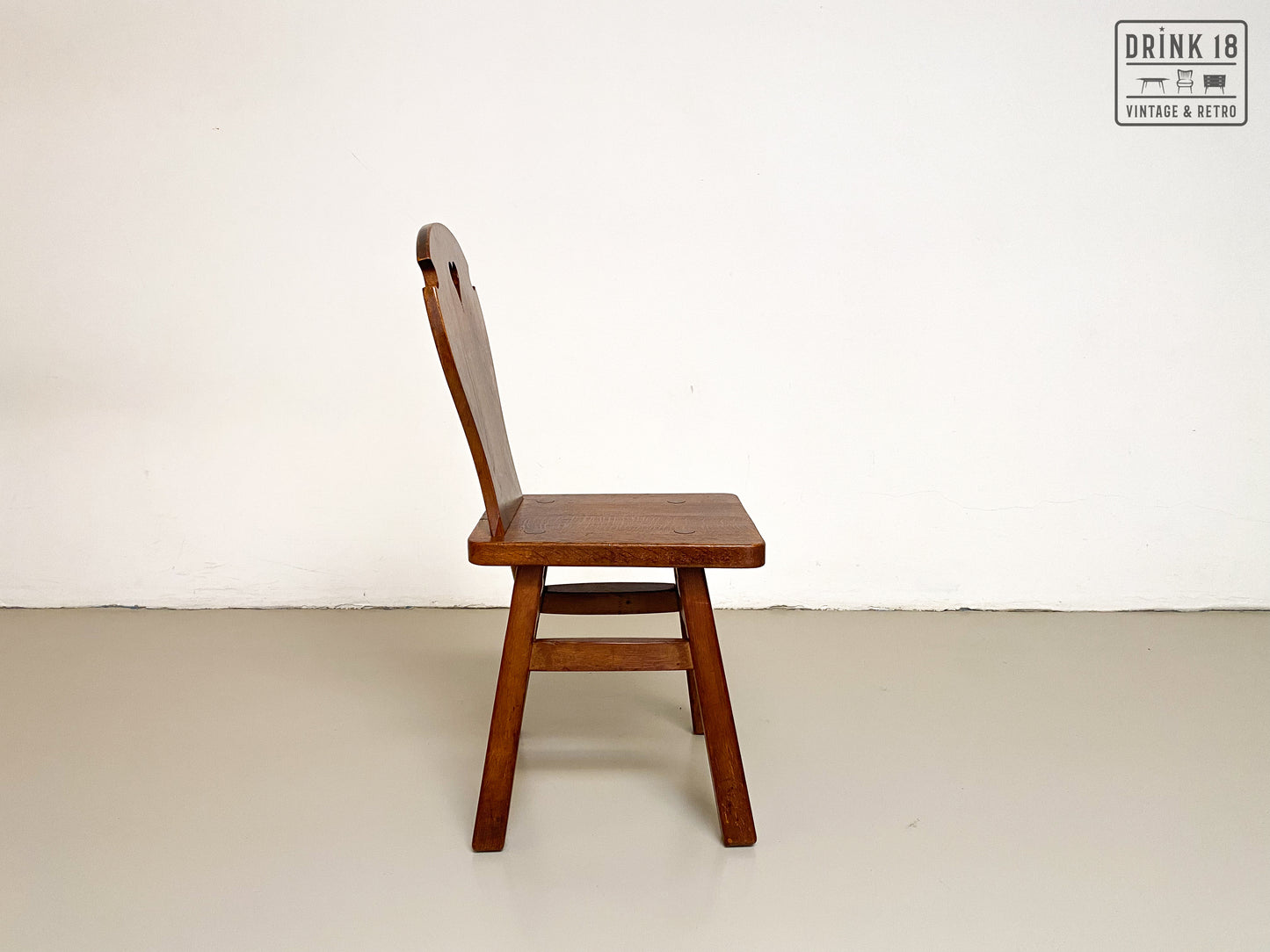 Vintage - Zes Brutalist stoelen