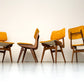 Vier vintage eetkamerstoelen (Sun) - Louis van Teeffelen