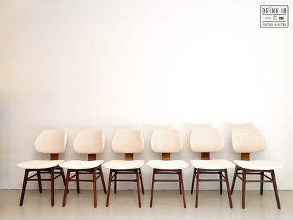 Zes Royal Eetkamerstoelen - Pastoe