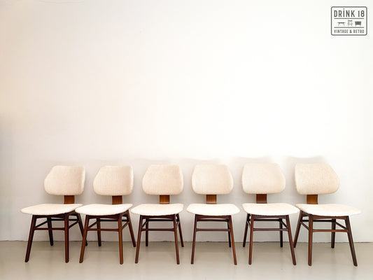 Zes Royal Eetkamerstoelen - Pastoe