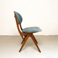Vier vintage eetkamerstoelen (Eden) - Louis van Teeffelen