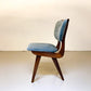 Vier vintage eetkamerstoelen - Louis van Teeffelen