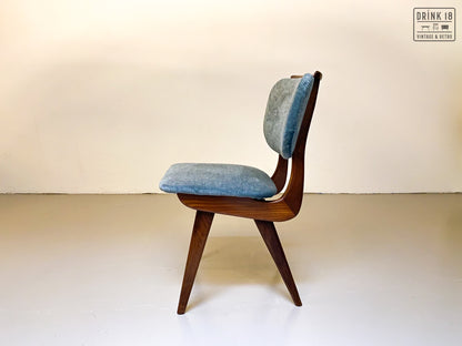 Vier vintage eetkamerstoelen - Louis van Teeffelen