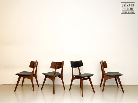 Vier Stravanger stoelen - Louis van Teeffelen