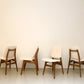 Zes vintage eetkamerstoelen - Louis van Teeffelen