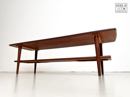 Vintage Rotan Salontafel - Louis van Teeffelen