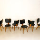 Vintage - Zes Eetkamerstoelen