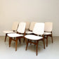Zes vintage eetkamerstoelen - Louis van Teeffelen