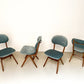 Vier vintage eetkamerstoelen (Eden) - Louis van Teeffelen