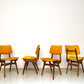 Vier vintage eetkamerstoelen (Sun) - Louis van Teeffelen