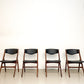Vier vintage Aska stoelen - Louis van Teeffelen