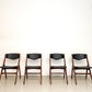 Vier vintage Aska stoelen - Louis van Teeffelen