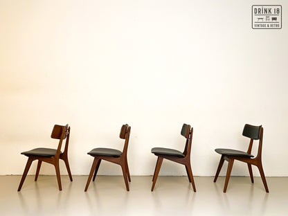 Vier Stravanger stoelen - Louis van Teeffelen