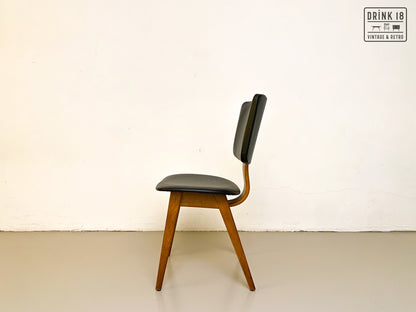 Vintage - Zes Eetkamerstoelen