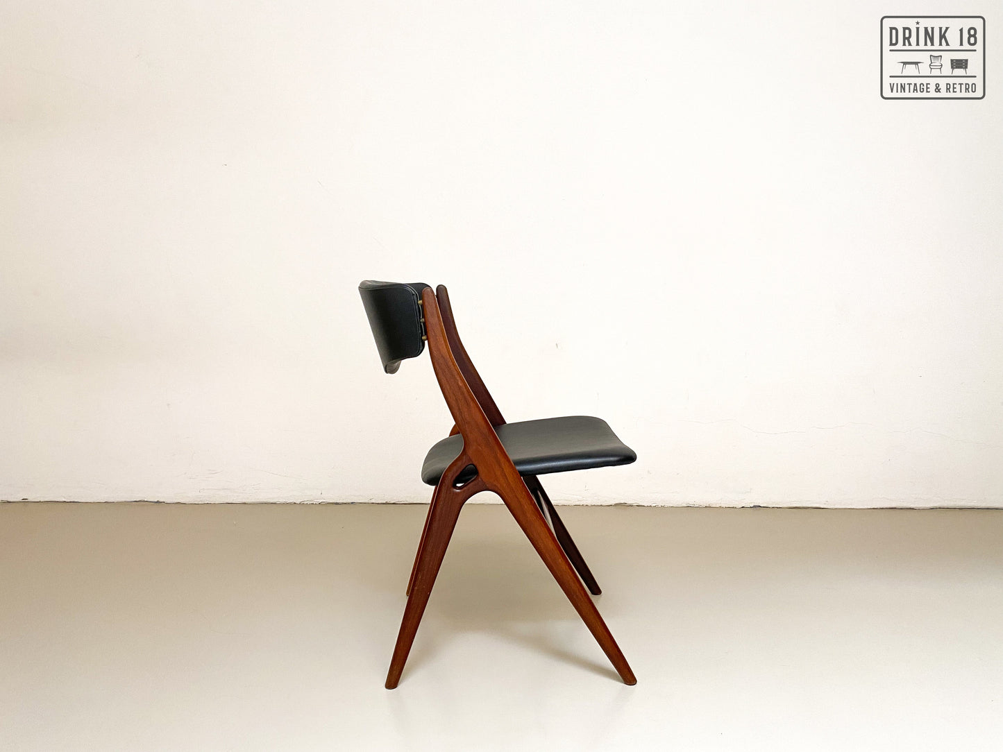 Vier vintage Aska stoelen - Louis van Teeffelen