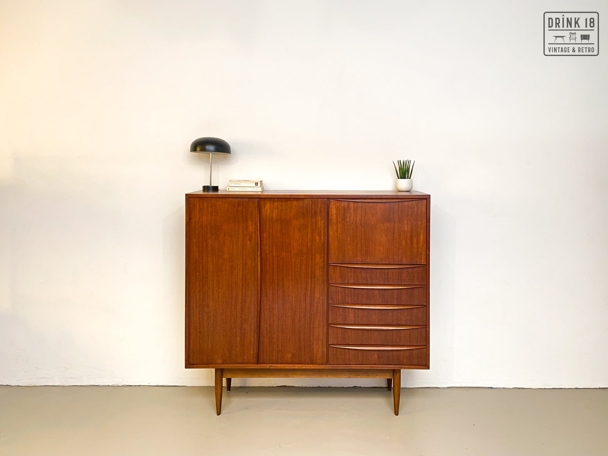 Vintage Bar/Wandmeubel – Drink 18 - Main Image