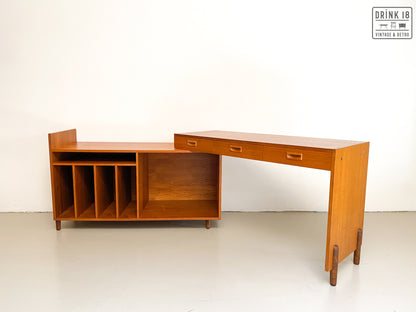 Vintage - Bureau / Wandmeubel