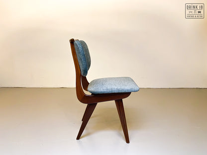 Vier vintage eetkamerstoelen - Louis van Teeffelen
