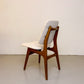 Zes vintage eetkamerstoelen - Louis van Teeffelen