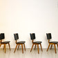 Vintage - Zes Eetkamerstoelen