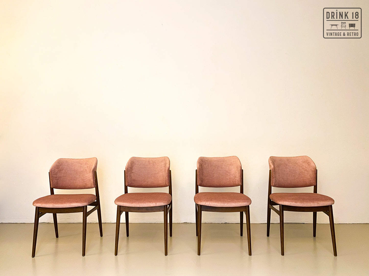 Zes eetkamerstoelen (Oudroze) - Spahn Stadtlohn