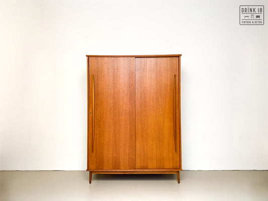 Vintage - Kleerkast met schuifdeuren