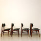 Zes vintage Hamar stoelen - Louis van Teeffelen