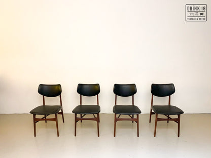Zes vintage Hamar stoelen - Louis van Teeffelen