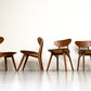 Vier vintage stoelen - Louis van Teeffelen