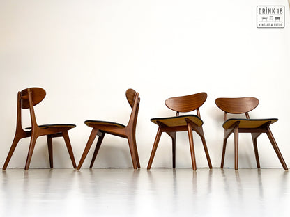 Vier vintage stoelen - Louis van Teeffelen