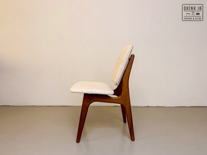 Zes vintage eetkamerstoelen - Louis van Teeffelen