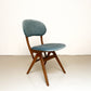 Vier vintage eetkamerstoelen (Eden) - Louis van Teeffelen