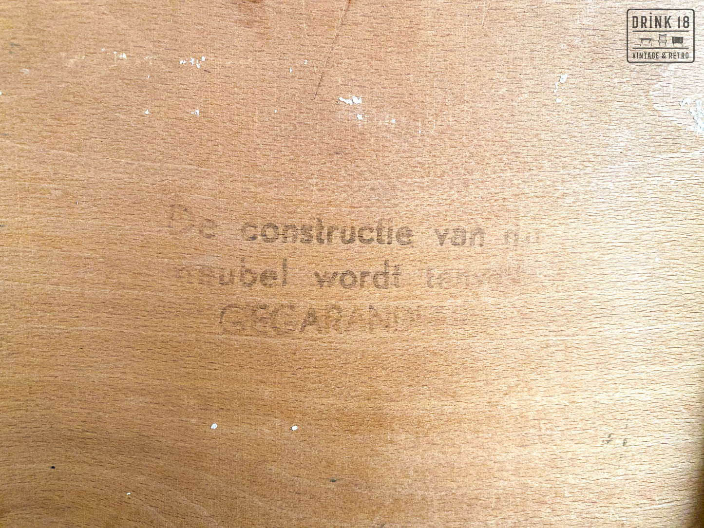 Vier vintage eetkamerstoelen (Eden) - Louis van Teeffelen