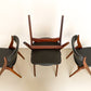 Vier vintage Aska stoelen - Louis van Teeffelen