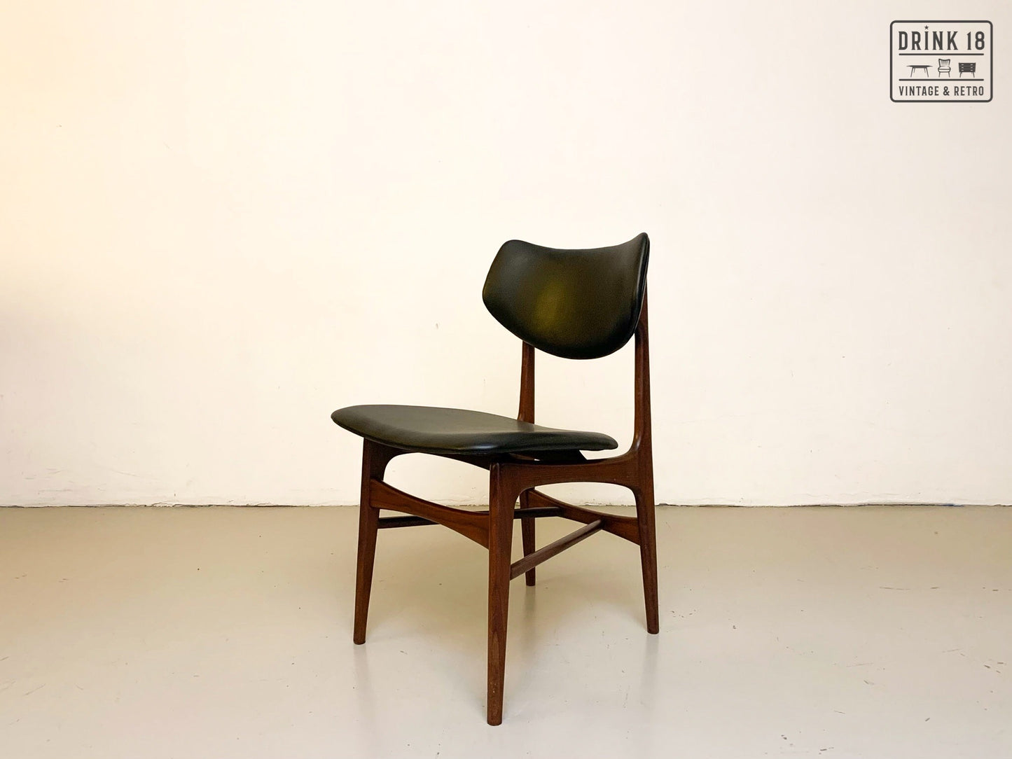 Zes vintage Hamar stoelen - Louis van Teeffelen