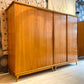 Vintage Deens design - Kleerkast met schuifdeuren