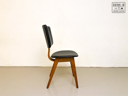 Vintage - Zes Eetkamerstoelen