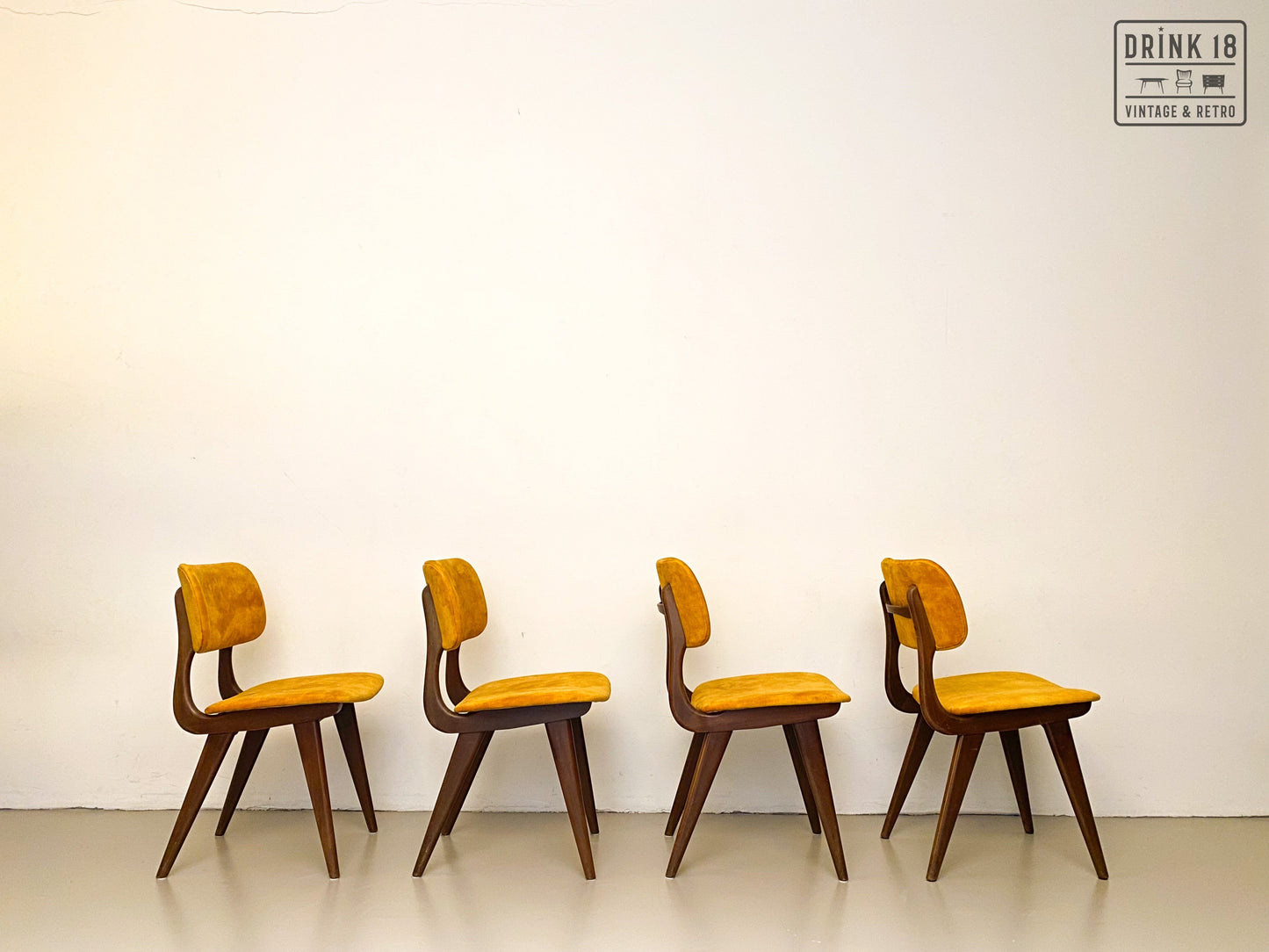 Vintage eetkamerstoelen (Sun) - Louis van Teeffelen